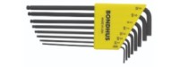 Bondhus hex and hex-bal ended inch size key sets